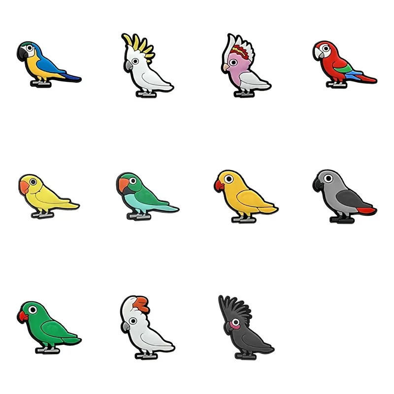 Men'S Shoes Crocs - Shoe Charms for Crocs Accessories Parrot