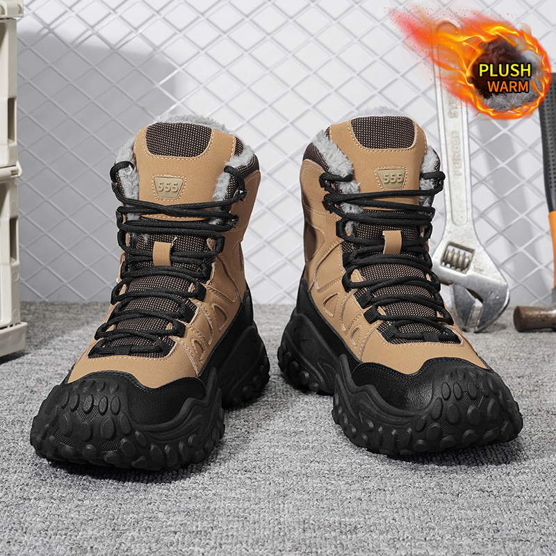Winter Boot Insulated - Autumn and Winter Men's Outdoor High-Top