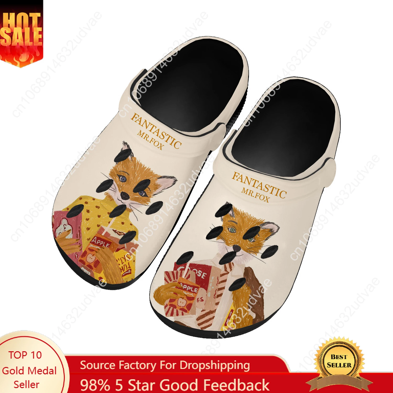 Men Shoes High - Fantastic Mr Fox Water Shoes Mens