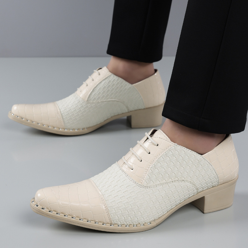 Men Croc Pattern Oxford Shoes  - Men'S Shoes Crocs 评论和价格