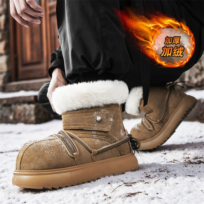 2025 New Winter Men Snow Boots - Winter Boot Insulated 评论和价格