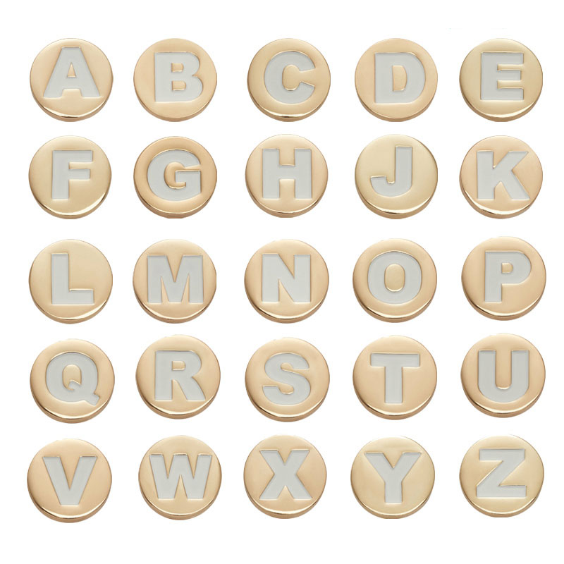 Bling Gold  Letter Shoe Charms - Men'S Shoes Crocs 评论和价格