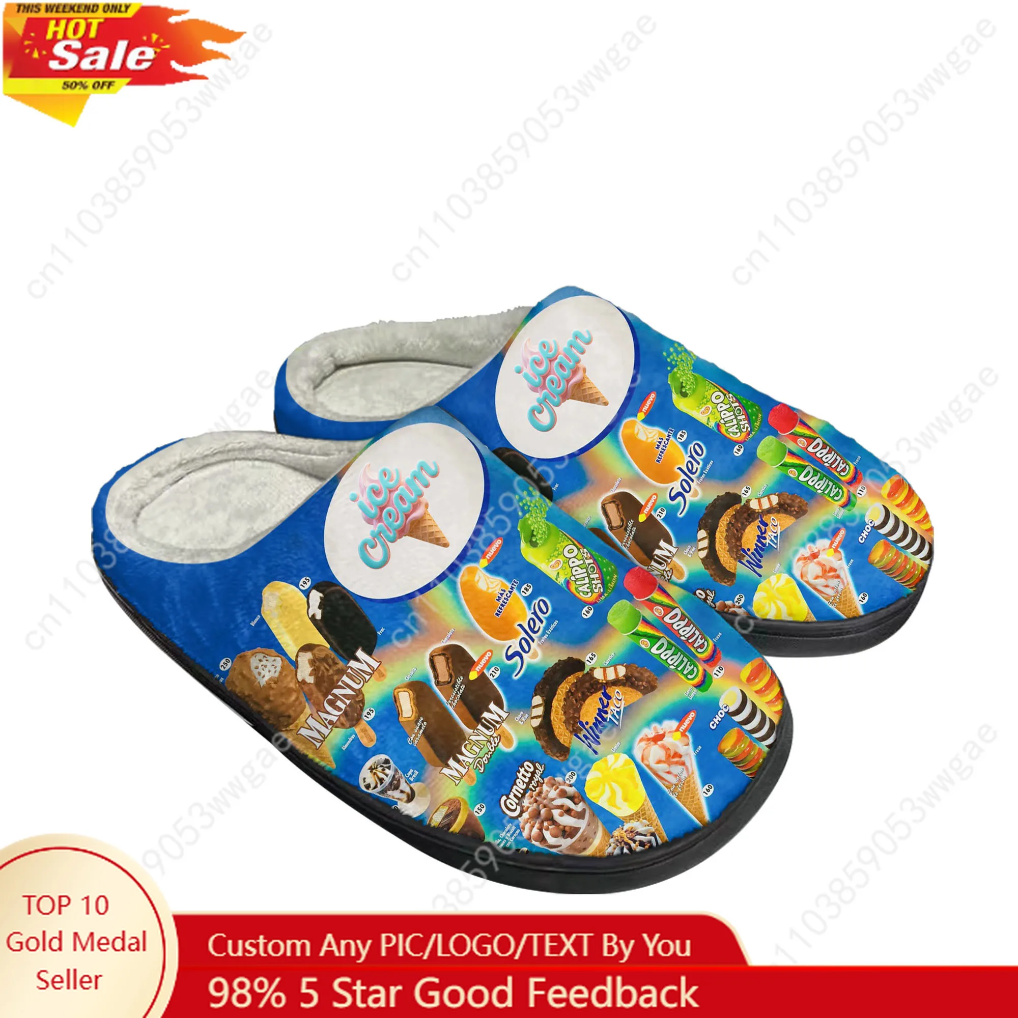Ice Cream Cotton Shoes Family  - Men Shoes High 评论和价格