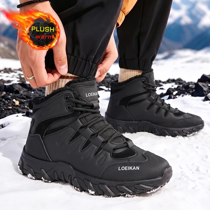 Men Winter Snow Boots Plush Li - Winter Boot Insulated 评论和价格