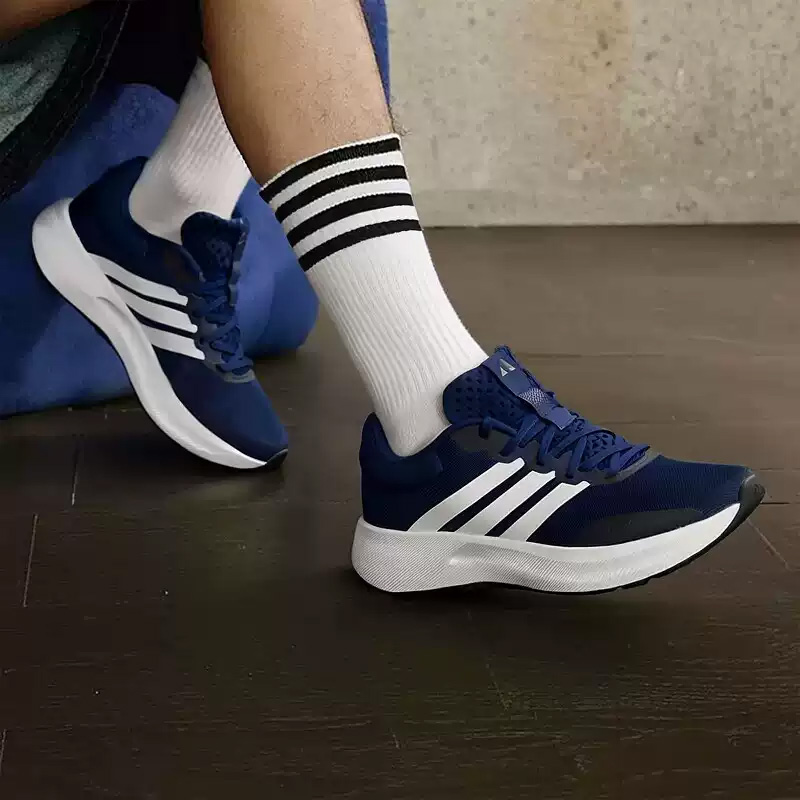 Adidas Dark Blue White Mesh Me - Men'S Shoes Half Cut 评论和价格