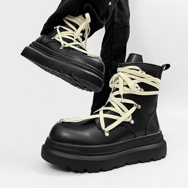 British style men casual punk  - Men'S Shoes No Laces 评论和价格