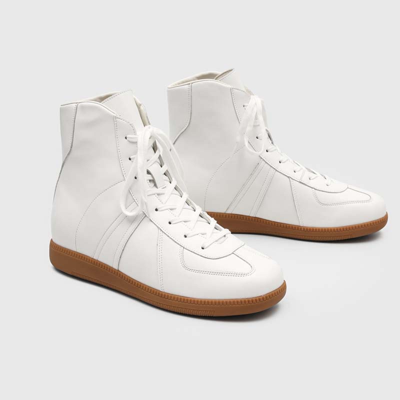 Men Classic Spliced High Top C - Men'S Shoes No Laces 评论和价格