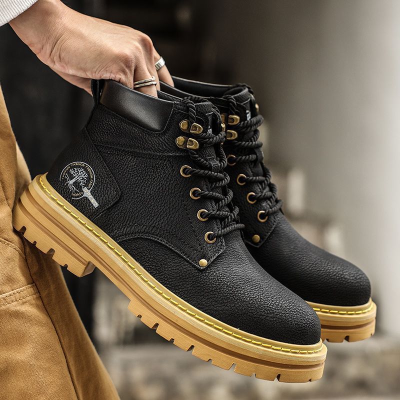 Fashion Men Boots Spring Comfo - Men'S Shoes No Laces 评论和价格