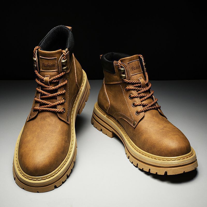 Fashion Men Boots Spring Comfo - Men'S Shoes No Laces 评论和价格