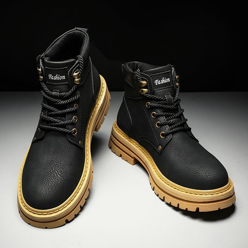Fashion Men Boots Spring Comfo - Men'S Shoes No Laces 评论和价格