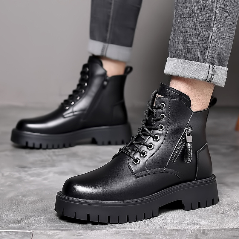 Men Classic Genuine Leather Bo - Winter Boot Insulated 评论和价格