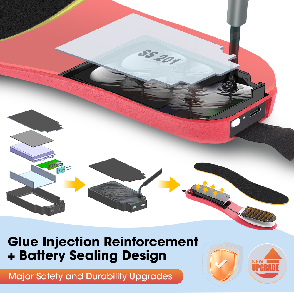 Heated Insoles Rechargeable, A - Men'S Shoes Smart 评论和价格