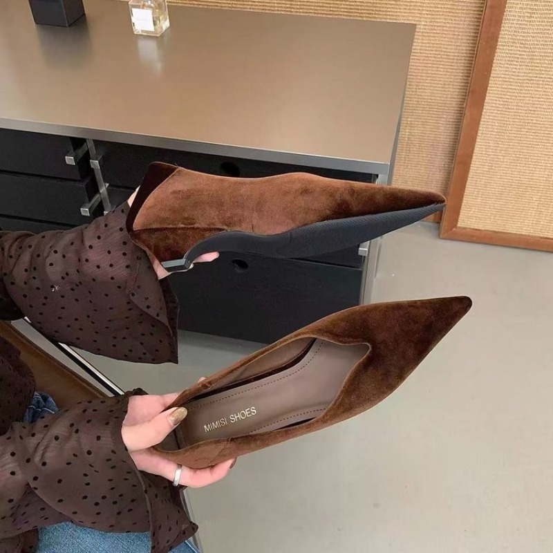 Women Pointed Toe  Shoes Metal - Dress Shoe Pointed 评论和价格