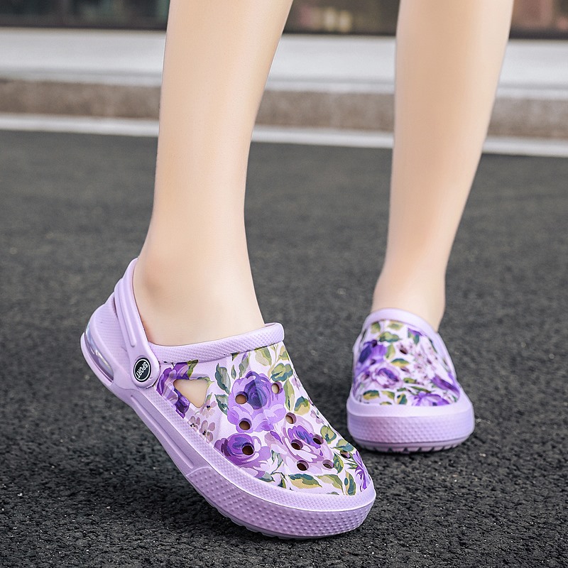 Summer Women Floral Graffiti C - Men'S Shoes Crocs 评论和价格