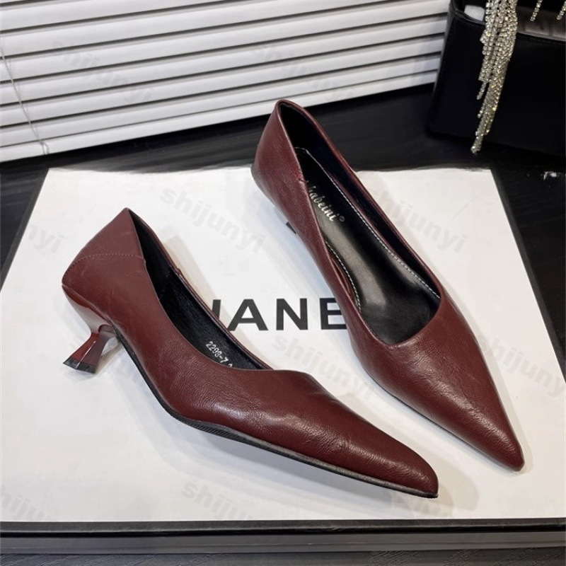 Women's High Heels Patent Leat - Dress Shoe Pointed 评论和价格