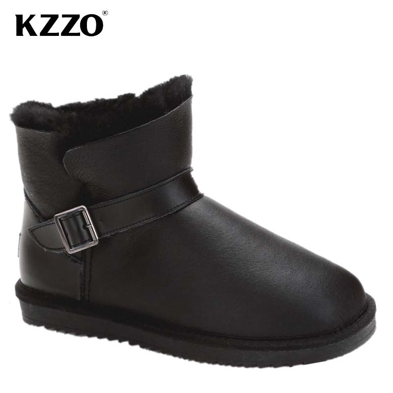 KZZO 2025 New Men Casual Real  - Winter Boot Insulated 评论和价格