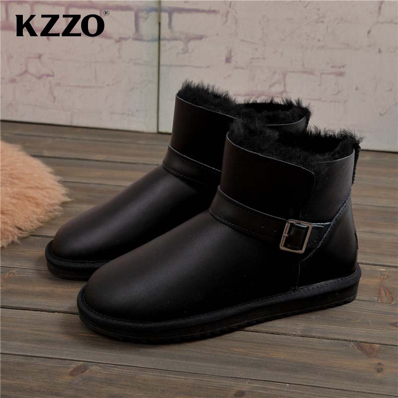 KZZO 2025 New Men Casual Real  - Winter Boot Insulated 评论和价格