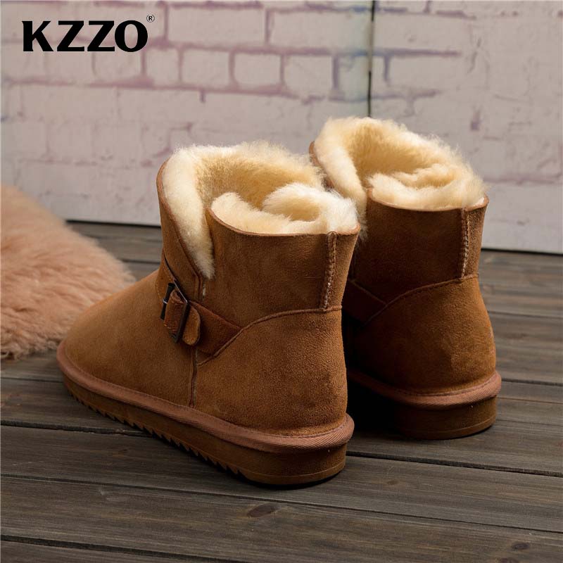 KZZO 2025 New Men Casual Real  - Winter Boot Insulated 评论和价格