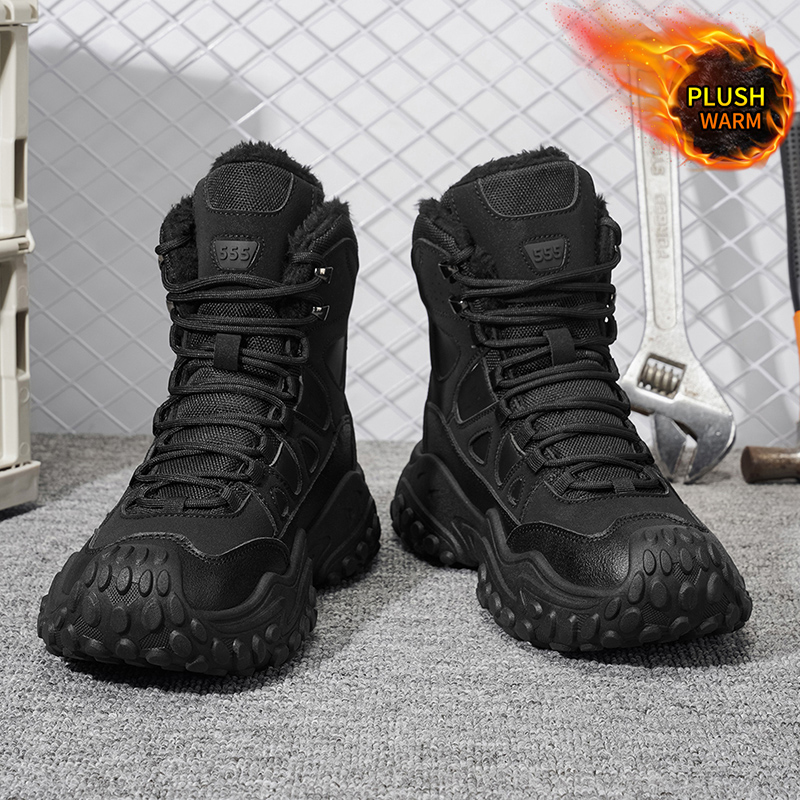 Autumn and Winter Men's Outdoo - Winter Boot Insulated 评论和价格