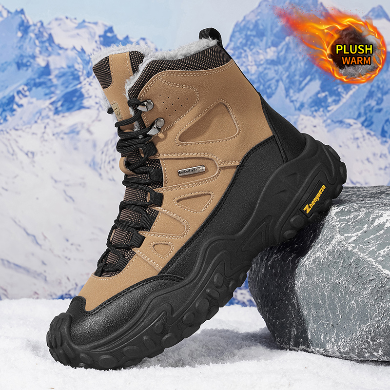 Autumn and Winter Men's Outdoo - Winter Boot Insulated 评论和价格