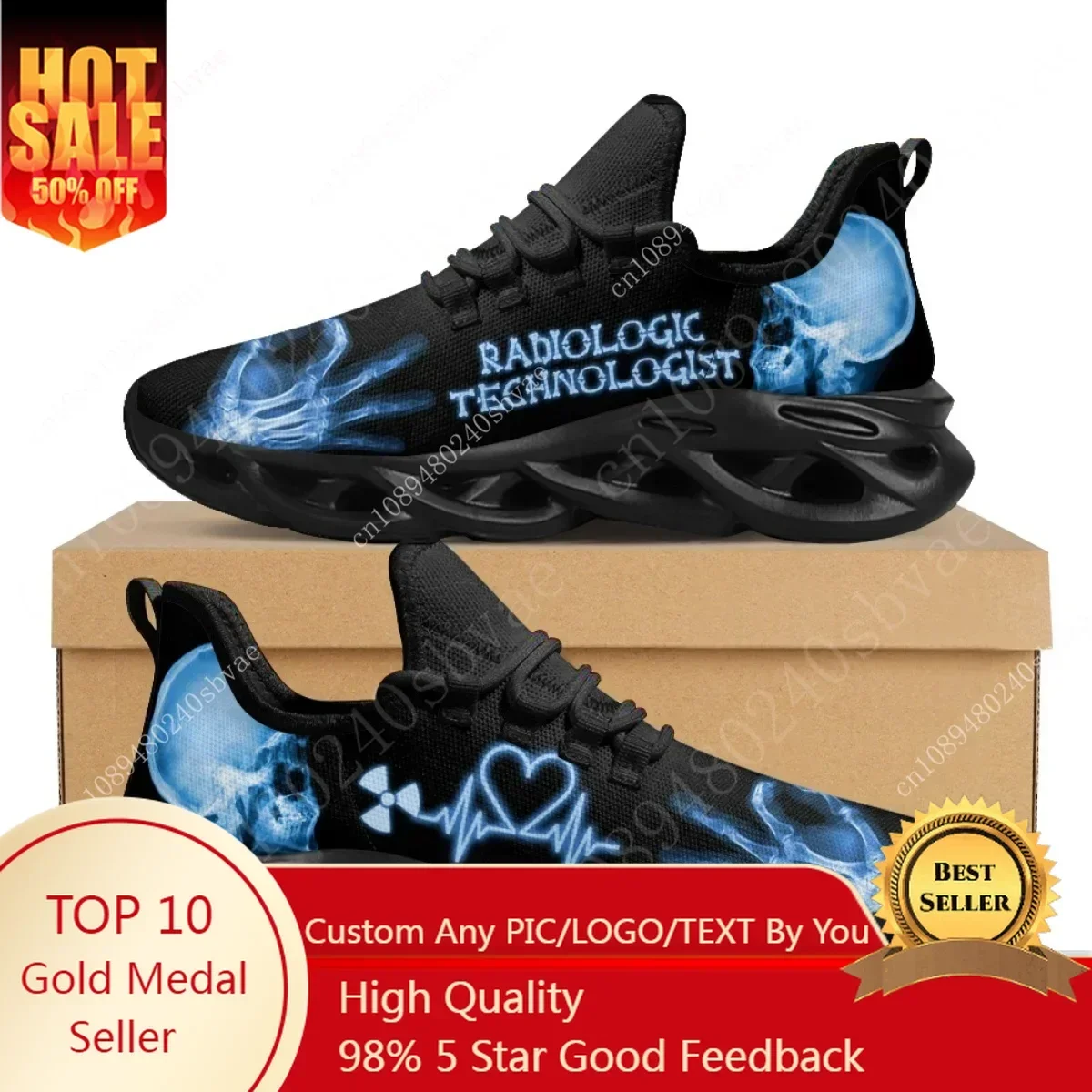 Radiologic Technologist Sneake - Men'S Shoes No Laces 评论和价格