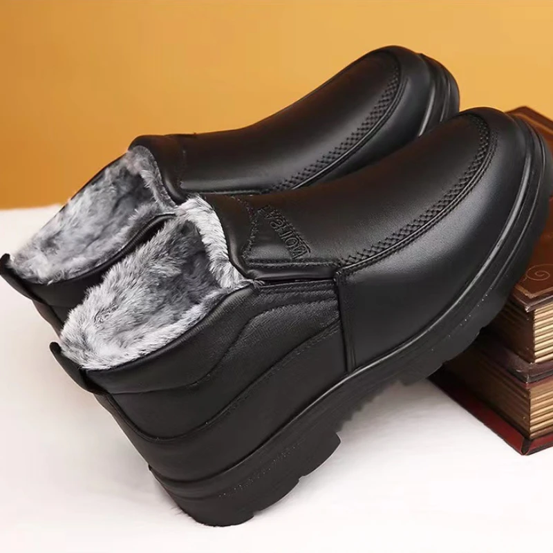 Winter Men's Ankle Boots Plush - Winter Boot Insulated 评论和价格