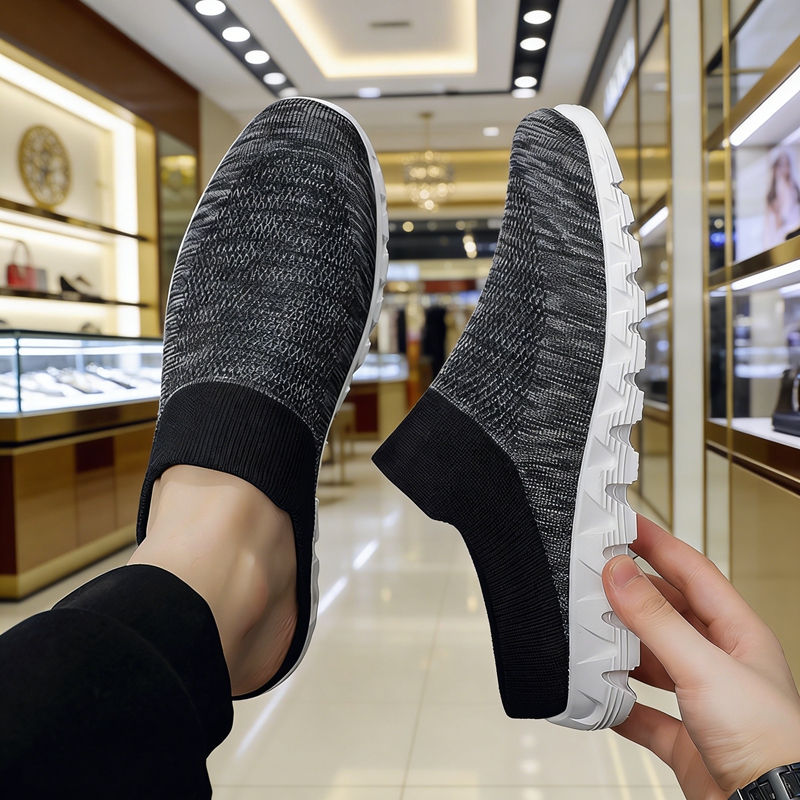 New Fashionable Casual Low Cut - Men'S Shoes Half Cut 评论和价格
