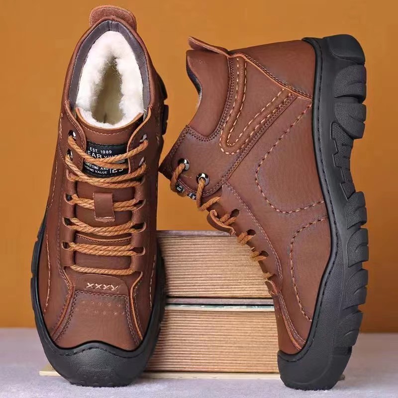 Men's Boots Lace Up Ankle Boot - Winter Boot Insulated 评论和价格