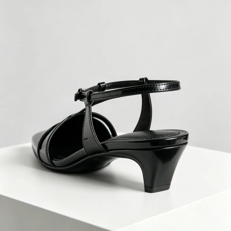 Patent Leather Kitten Heel Wom - Dress Shoe Pointed 评论和价格