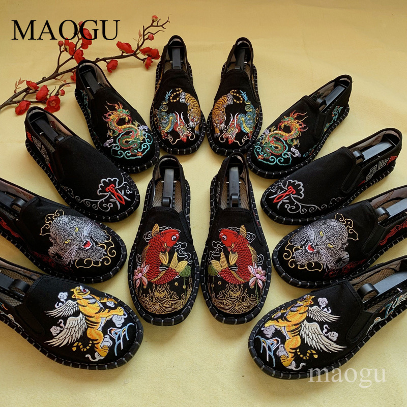 Unisex Chinese Style Embroider - Men Shoes China 评论和价格