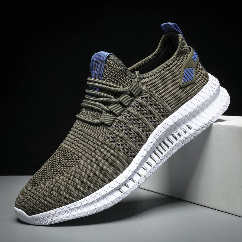 2026 Breathable Mesh Men Runni - Men'S Shoes Half Cut 评论和价格